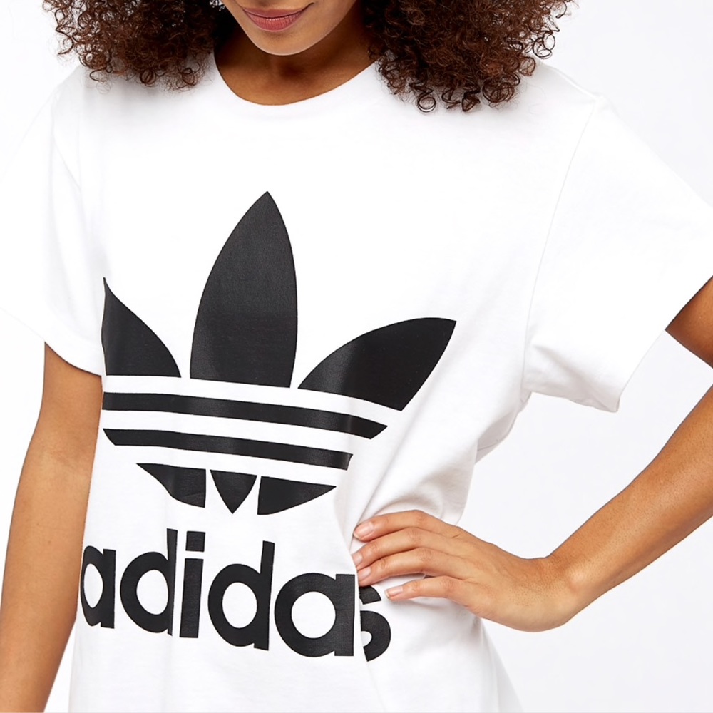 NWT Adidas Big Trefoil T- Shirt - Picture 2 of 6